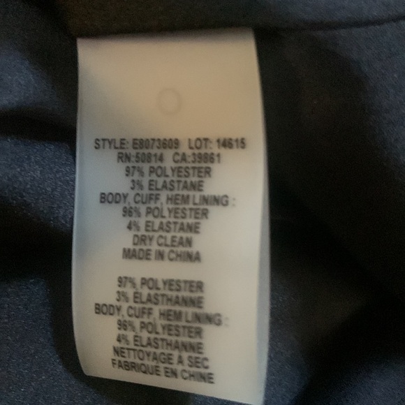 Elie Tahari Esmarella 3/4 Sleeve Cocktail Shift Dress Blue Printed Women Size 2 - Picture 10 of 13